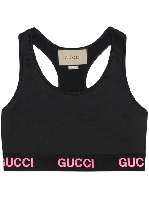 gucci sports bra set|gucci logo bodysuit.